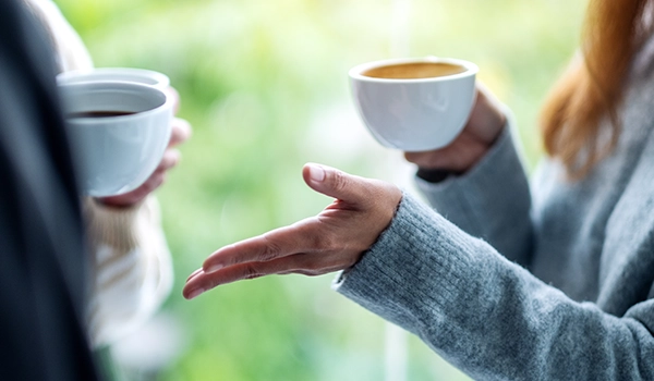 conversa em coffee break