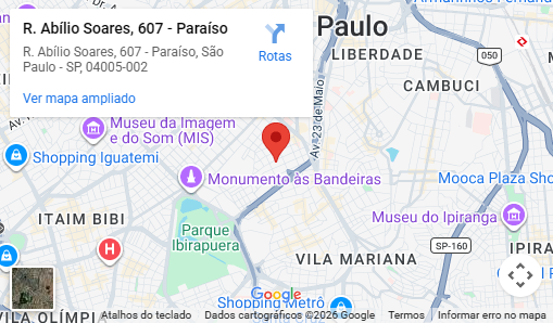 mapa espaço mind - rua abilio soares, 607